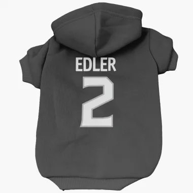 Black Los Angeles Kings Alexander Edler   Dog & Cat Pet Hoodie