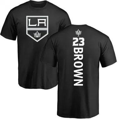 Black Men's Dustin Brown Los Angeles Kings Backer T-Shirt -