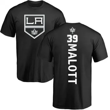 Black Men's Jeff Malott Los Angeles Kings Backer T-Shirt -