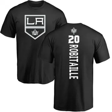 Black Men's Luc Robitaille Los Angeles Kings Backer T-Shirt -