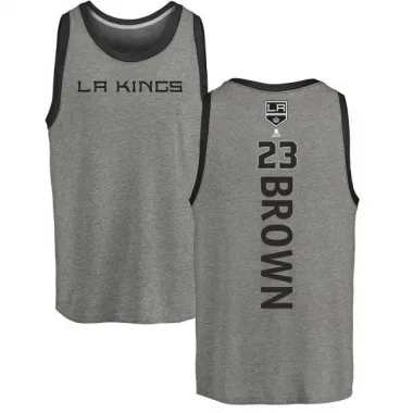 Brown Men's Dustin Brown Los Angeles Kings Backer Tank Top - Ash