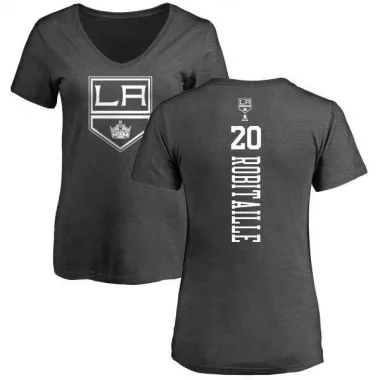 Charcoal Women's Luc Robitaille Los Angeles Kings One Color Backer T-Shirt -