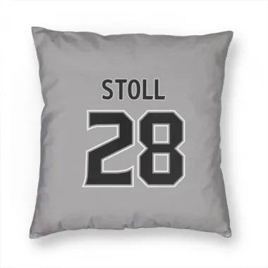 Gray Los Angeles Kings Jarret Stoll   Pillow Cover (18 X 18)