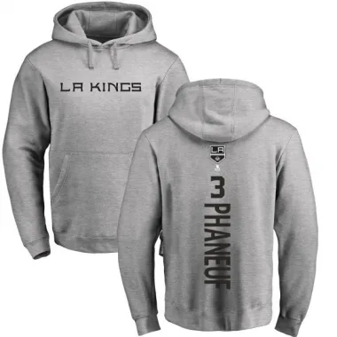 Men's Dion Phaneuf Los Angeles Kings Branded Ash Backer Pullover Hoodie