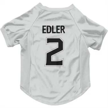 White Los Angeles Kings Alexander Edler   Dog & Cat Pet Jersey