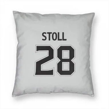 White Los Angeles Kings Jarret Stoll   Pillow Cover (18 X 18)