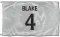 White Los Angeles Kings Rob Blake   Flag (3 X 5)